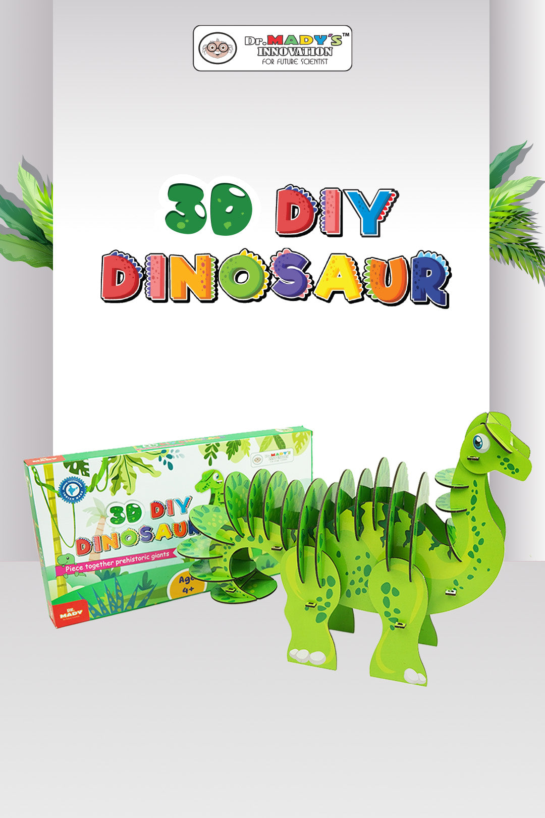 3D Diy Dinosaur Puzzle