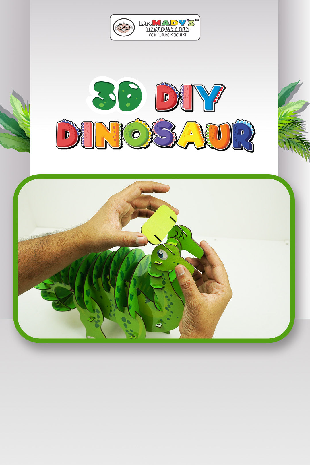 3D Diy Dinosaur Puzzle