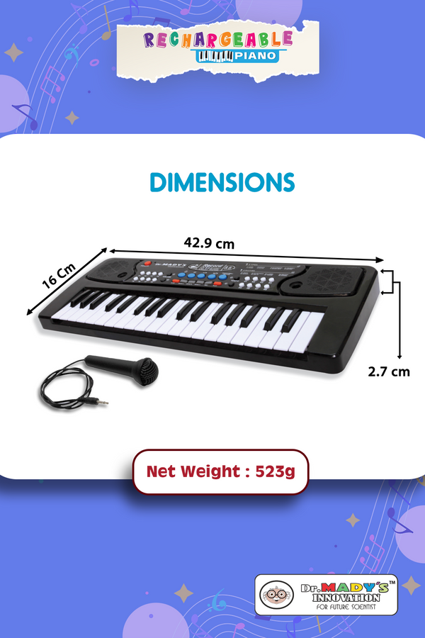 Rechargeable Piano Keyboard