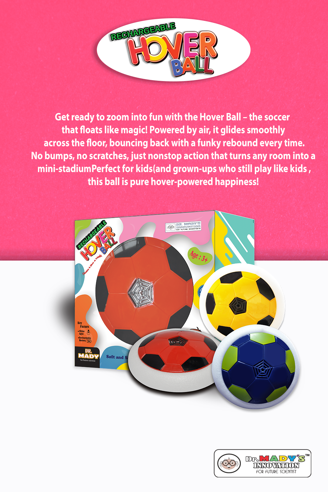 Rechargable Hover Ball